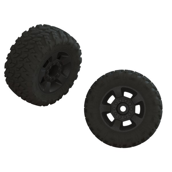 ARA550109 Arrma dBoots RAGNAROK Tire Set Black (2)