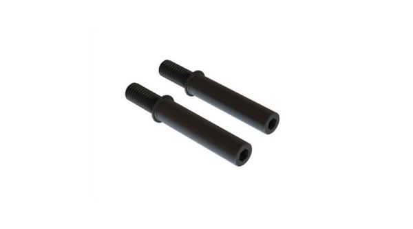 ARA340159 Steel Steering Post 6x40mm (Black) (2 )