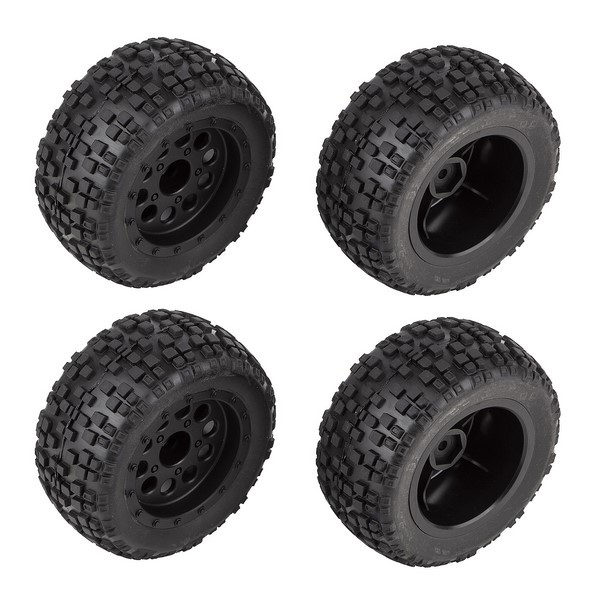 21620 Team Associated Reflex 14MT Tires and Wheels, mounted