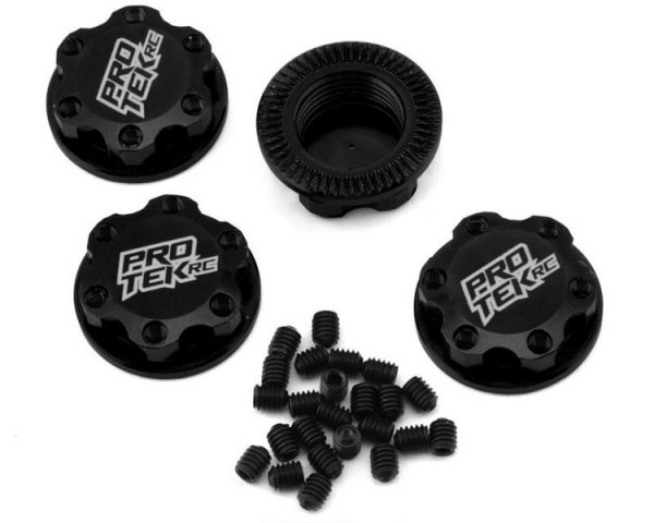 ProTek RC Magnetische Radmuttern Schwarz 17mm (4)