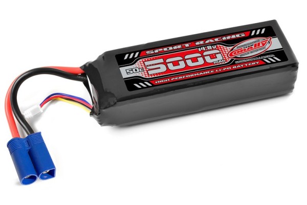 C-49232-EC5 Team Corally Power Racing 50C 5000MAH 4S 14.8V EC-5 Soft-Case