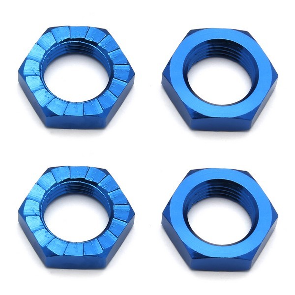 81082 Asso Wheel Nuts 17 mm blue