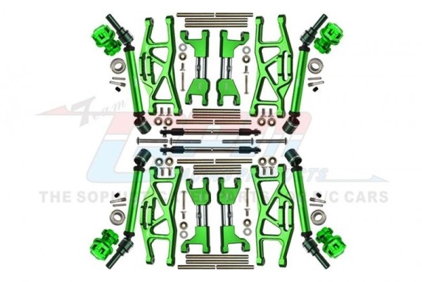 GPM Alu Aufhängungs-Set v/h grün Wide-Kit MAXX