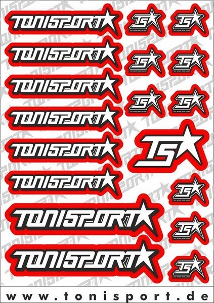 ToniSport Decal Sheet - Red