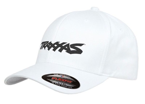 1188-WHT-SM Traxxas LOGO HAT WHITE S/M