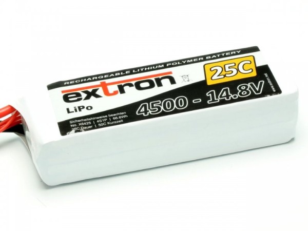 X6425 Extron LiPo Akku Extron X2 4500 - 14,8V (25C