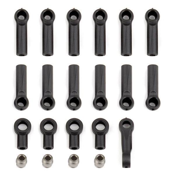 91469 Asso Ball Cups, Rod Ends and Steering Link (91453)