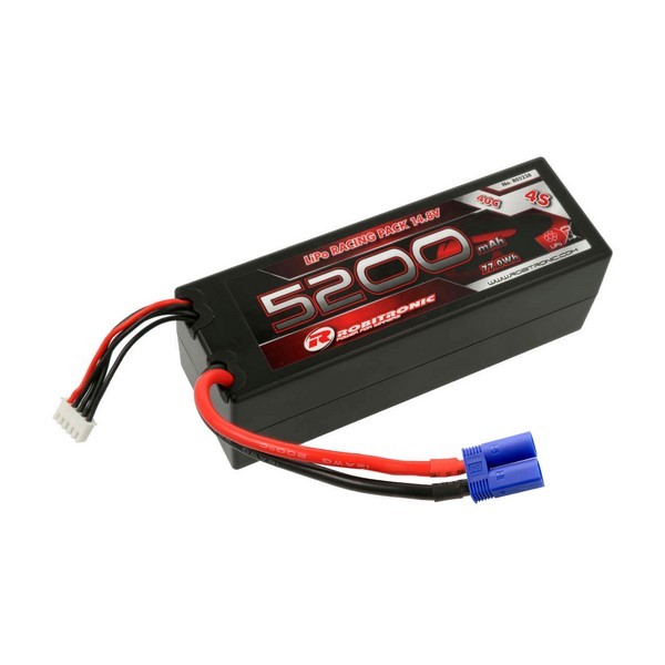 Robitronic LiPo Akku 5200mAh 4S 14.8V 40C EC5