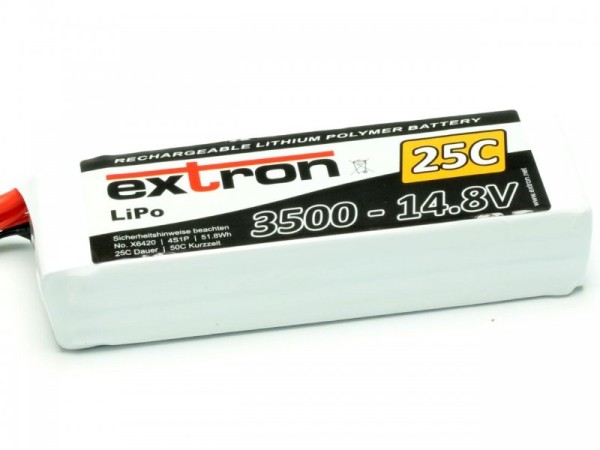 X6420 Extron LiPo Akku Extron X2 3500 - 14,8V (25C
