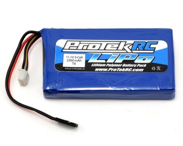 ProTek RC 11.1V/2300mAh LiPo 3PK/M11 Car Tx