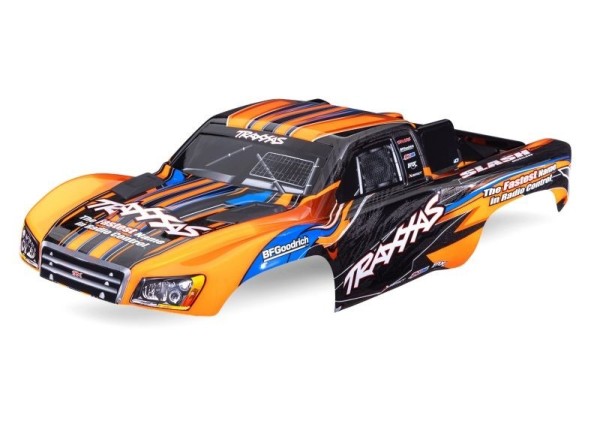 Traxxas 1/10 Karosserie Slash 2WD Orange Clipless