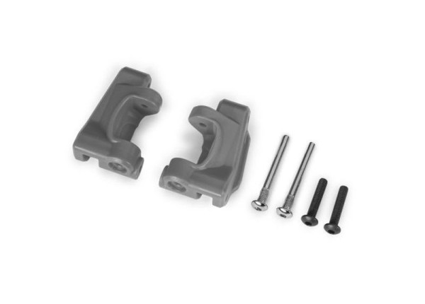 9136-GRAY Traxxas Caster-Blocks links/rechts Grau - 2WD Rustler, Slash, Stampede