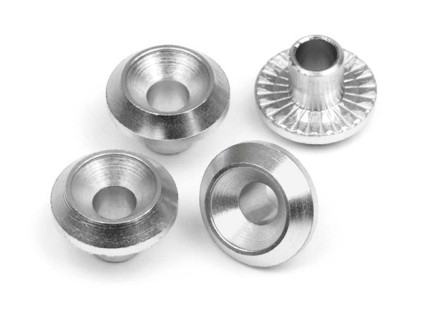 86985 Cup Racer - WHEEL WASHER (SILVER/4pcs)