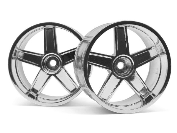 33477 LP32 WHEEL MF TYPE CHROME (6MM OFFSET/2PCS)