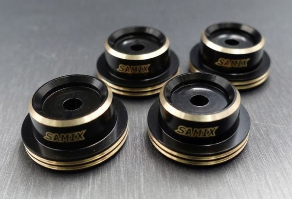 Samix SCX6 brass shock spring under cap 4pcs