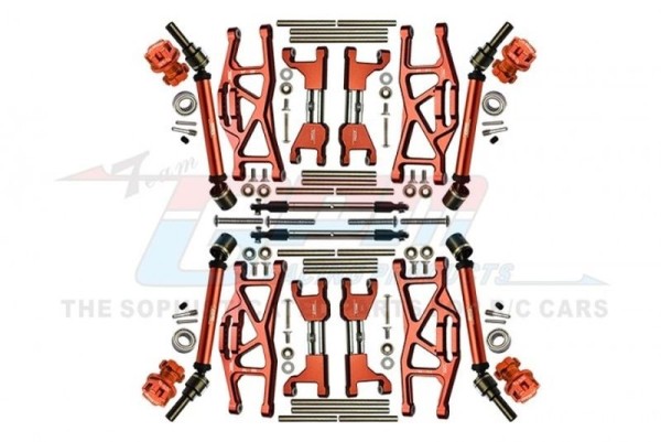 GPM Alu Aufhängungs-Set v/h orange Wide MAXX