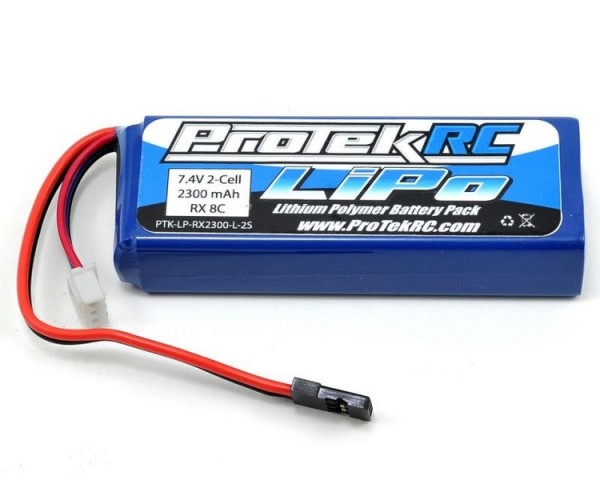 ProTek RC 7.4V/2300mAh LiPo Rx Pack (Mugen/AE/8ight-X)