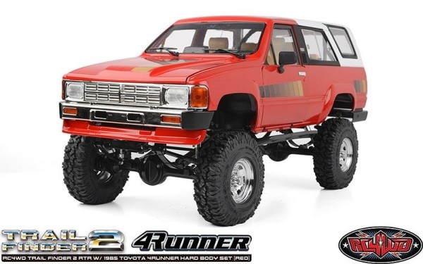 RC4WD Trail Finder 2 RTR 1985 Toyota 4Runner Crawler Karosserie Rot