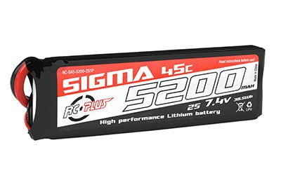 RC Plus Li-Po Batterypack Sigma 45C 5200mAh 7.4V