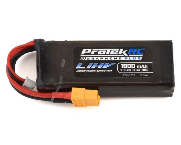 ProTek RC 11.4V/1800mAh 3S 90C Si-Graphene HV LiPo