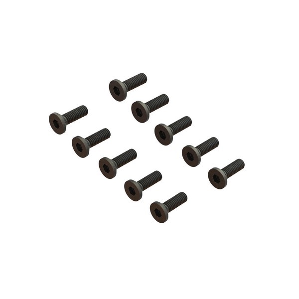 ARA702016 Arrma Flat Head Screw M2.5x8mm (10pcs)