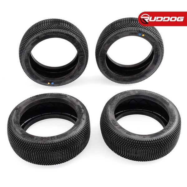 Sweep PIXEL Yellow X (Extreme soft) 1:8 Buggy tires (no foam) 4pcs Reifen