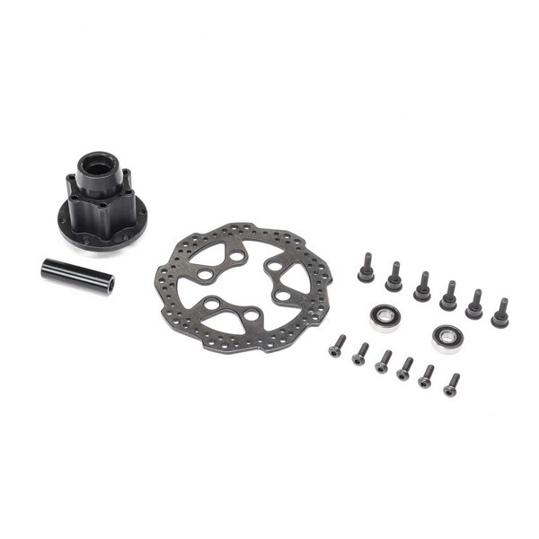 LOS262013 Losi Complete Front Hub Assembly PM-MX