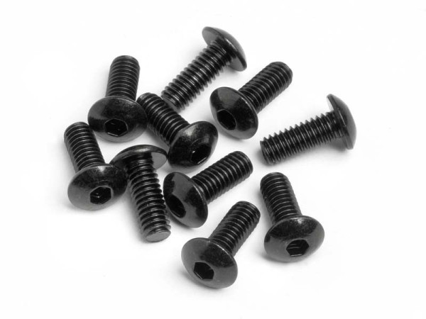 94554 BUTTON HEAD SCREW M4x10mm (Hex Socket/10pcs)