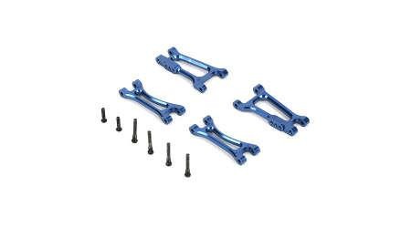 LOSB1641 MICRO4 Rear Arm Set ALU