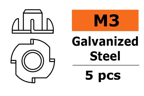 GF0149-001 Einschlagmutter M3 galvanisiert (5)