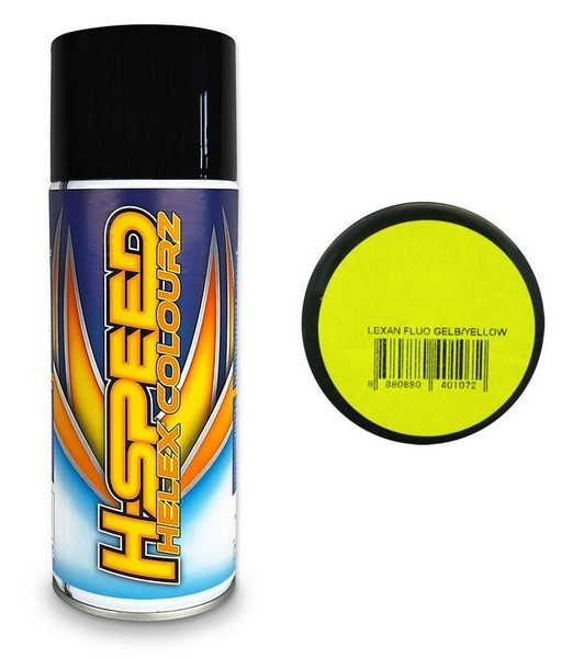 H-Speed Lexan Spray Fluo gelb / yellow 400ml