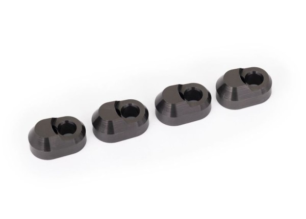 7743-GRAY Traxxas Querlenkerstifte-Halter (4) Grau