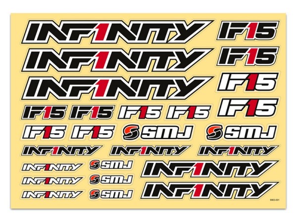 INFINITY IF15 Decal Black