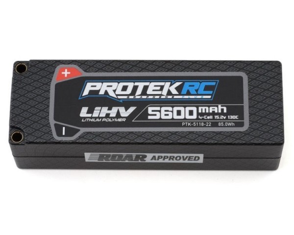 ProTek RC 4S 15.2V/5600mAh 130C Low IR Silicon Graphene HV LCG LiPo