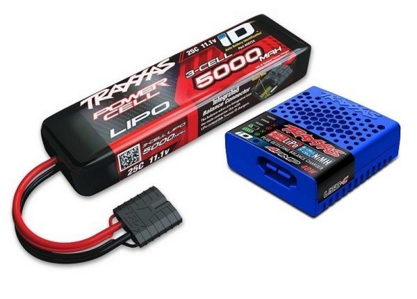 Traxxas USBC-Multi Ladegerät + Lipo 5000mAh 7,4V 2S Traxxas ID