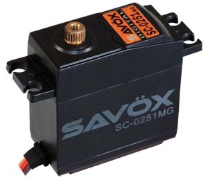 Savöx SC-0251MG+ Digital Servo High Torque 16kg / 0.18sec.