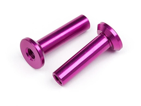 68839 TCXX - STEERING ARM POST (PURPLE/2pcs)