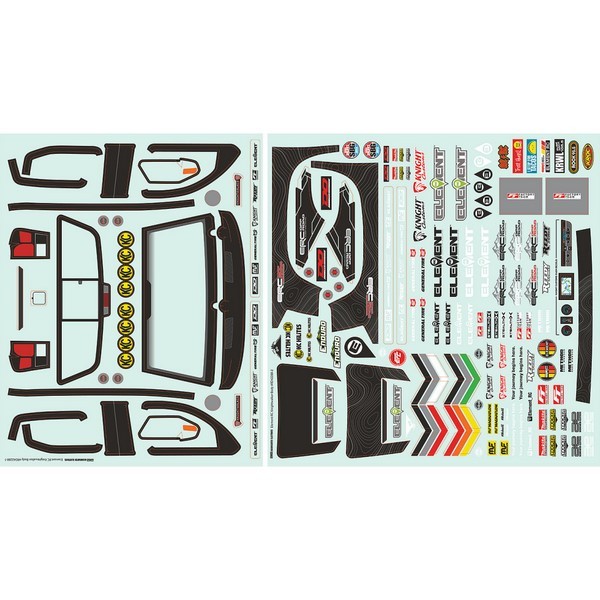 42280 Element RC Knightwalker Body Decal Sheets