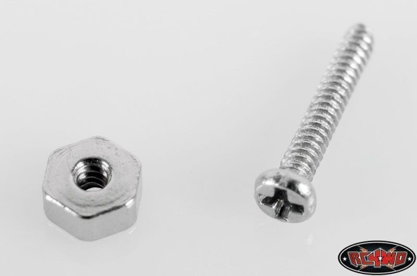 RC4WD 1mm x 6mm Machine Screw and Nut