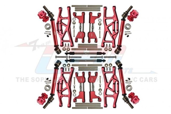 GPM Alu Aufhängungs-Set v/h rot Wide-Kit MAXX