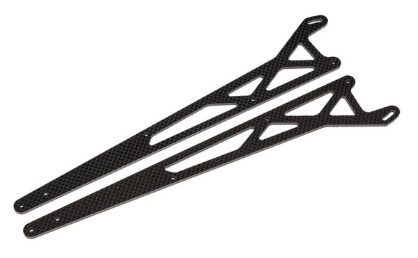 72085 Asso DR10M FT Wheelie Bar Arms, carbon fiber