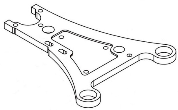 AXON TC10/3 Kohlefaser Querlenker Vorne (1)