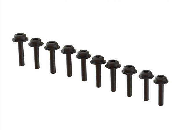 ARA702014 Arrma Flanged Cap Head Screw M2x12mm (10)