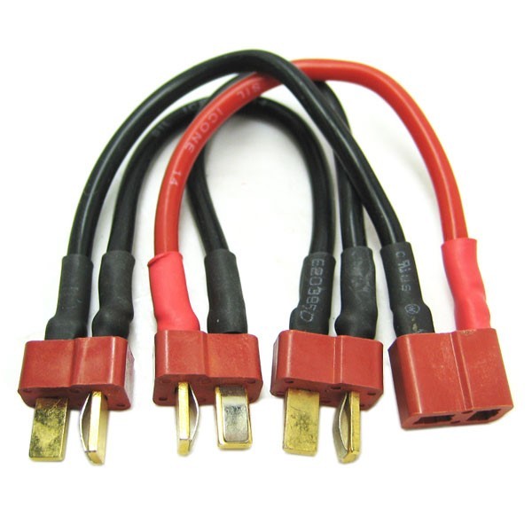 DEANS 3S BATTERY HARNESS FOR 3 PACKS IN SERIES