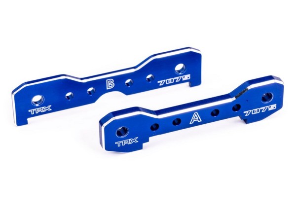 9629 Traxxas Querlenker-Halter Vorne 7075-T6 Alu Blau Sledge