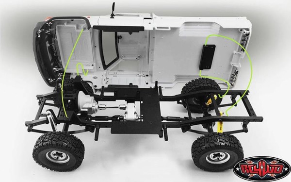 RC4WD Toyota LC70 Body Mount Set TF2 LWB Chassis