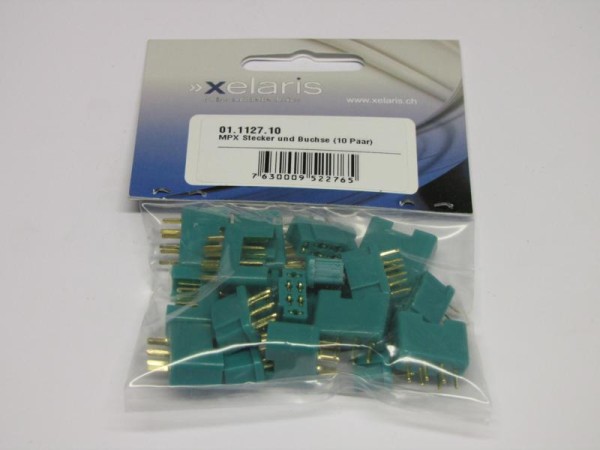 Xelaris MPX Stecker und Buchse (10 Paar)