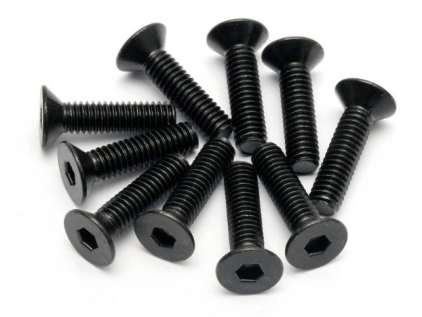 HB94531 FLAT HEAD SCREW M4X15MM (HEX SOCKET/10PCS)