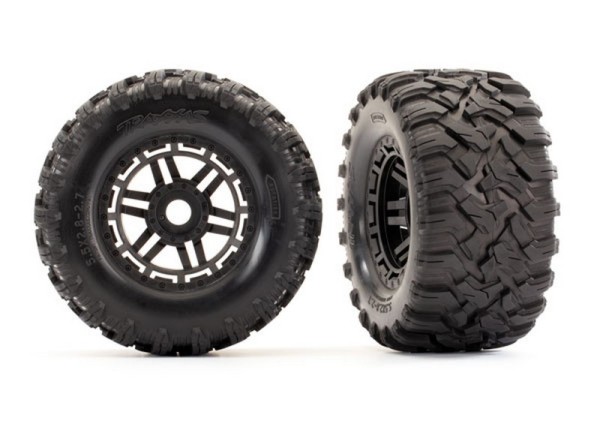 8972 Traxxas Monstertruck Reifen Kompletträder 1/10 Maxx - 17mm (2)