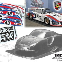 TeamC 1/10 PORSCHE 935 1978 Karosserie Radstand 210mm M-CHASSIS